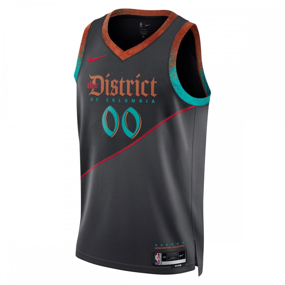 Washington Wizards Unisex 2023/24 Custom Swingman Jersey - Black - City Edition-Pro Kit Vault | Brand New 26/27 Sports Jerseys